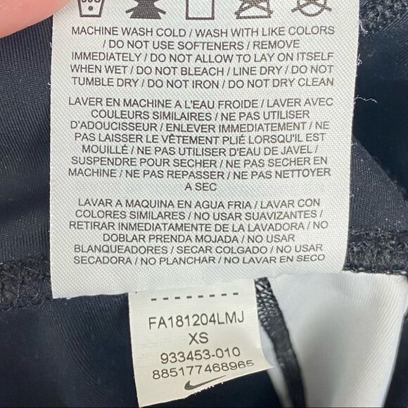 Nike Power Flutter Leggings Print Dri-Fit High Rise Size XS Yoga Running Pants - Picture 11 of 13